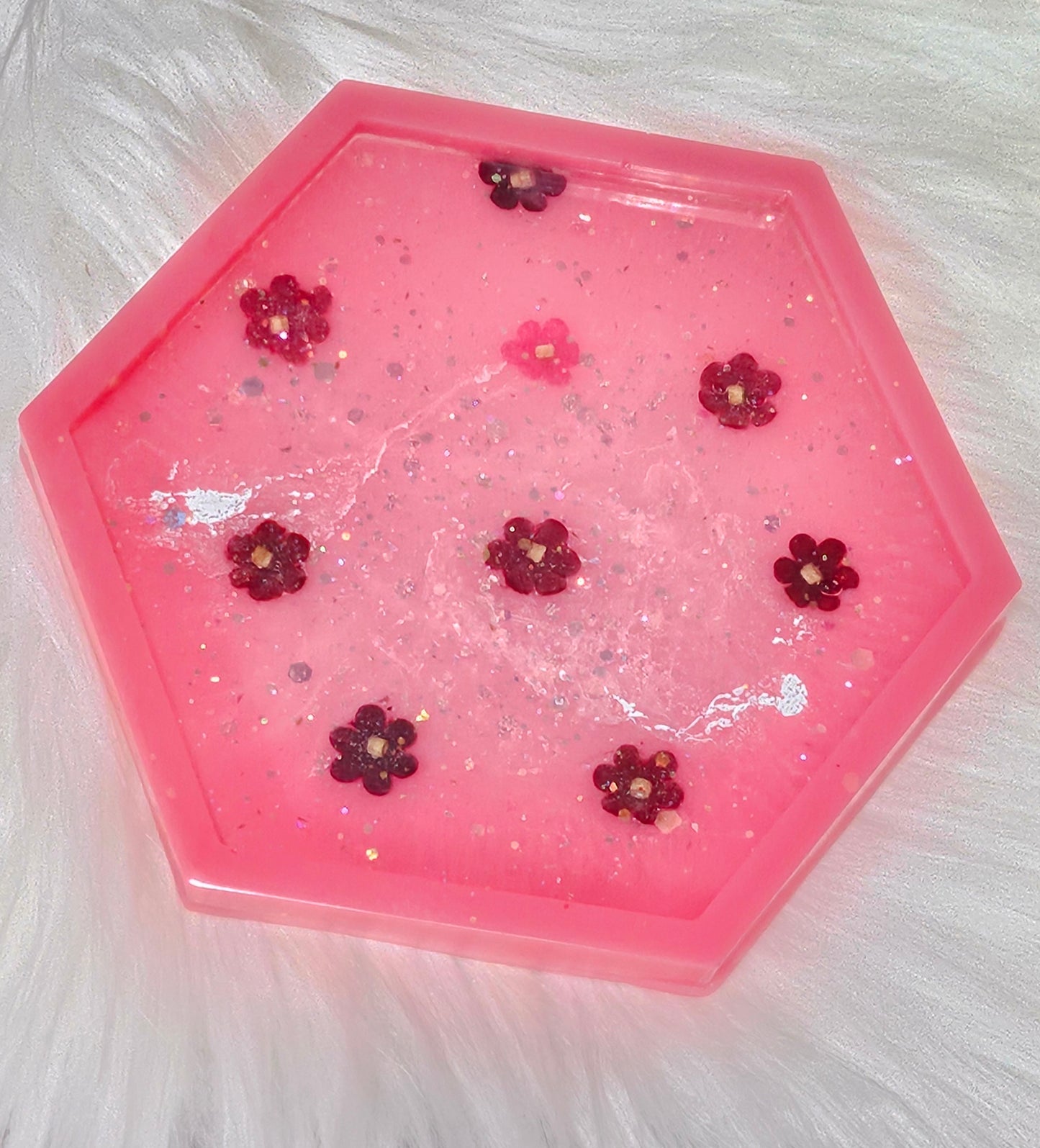 "Flowers" 4 Set Coasters