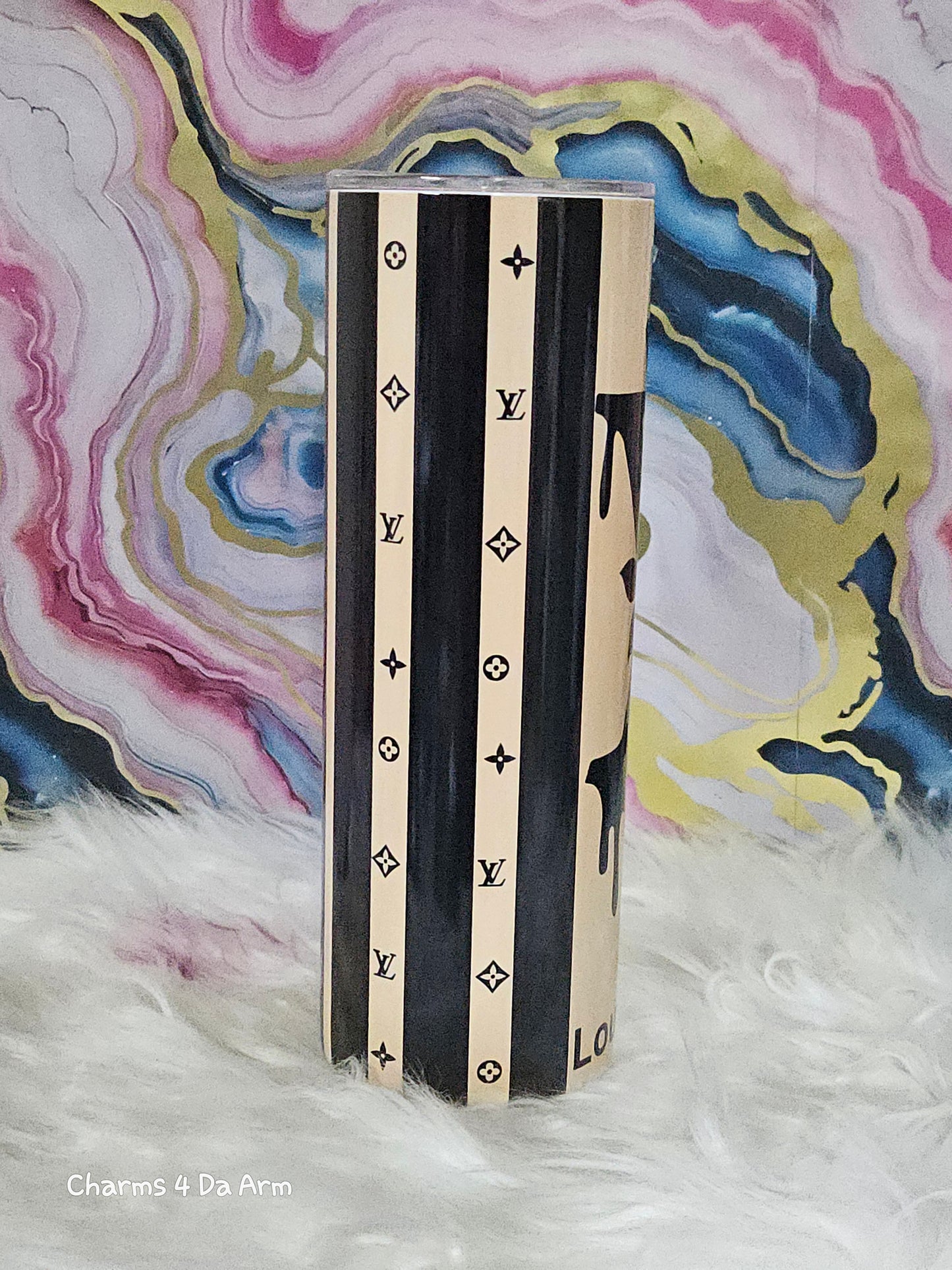 LV Rose Inspired Tumbler