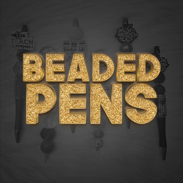 Beaded pens