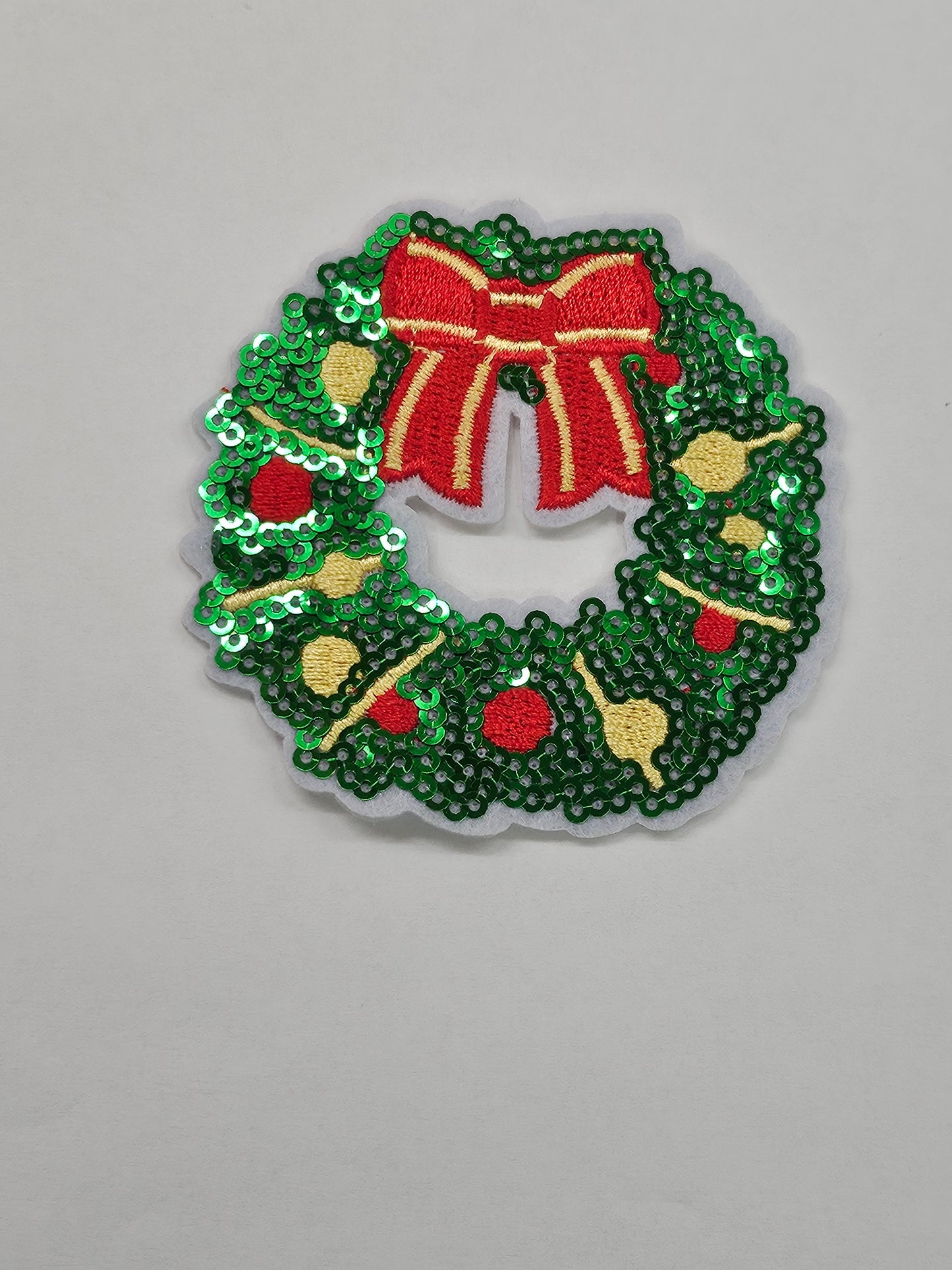 Christmas Wreath Patch