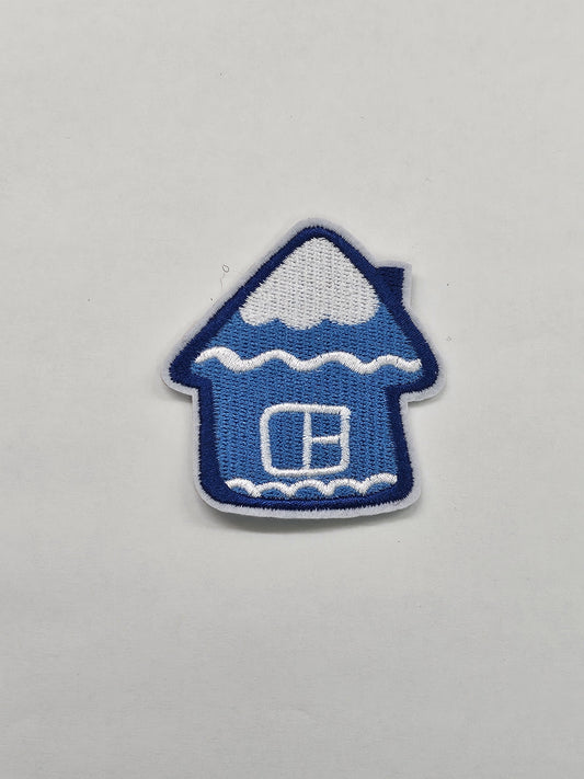 Winter Snow House Patch