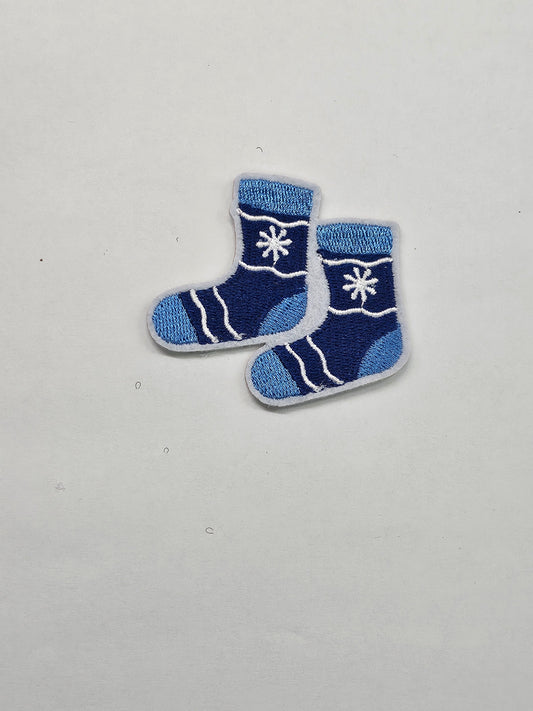 Winter Snow Sock Patch