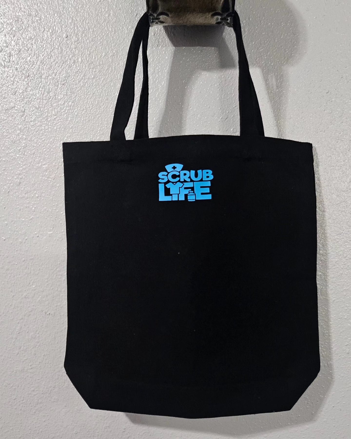 Black Canvas Tote Bag