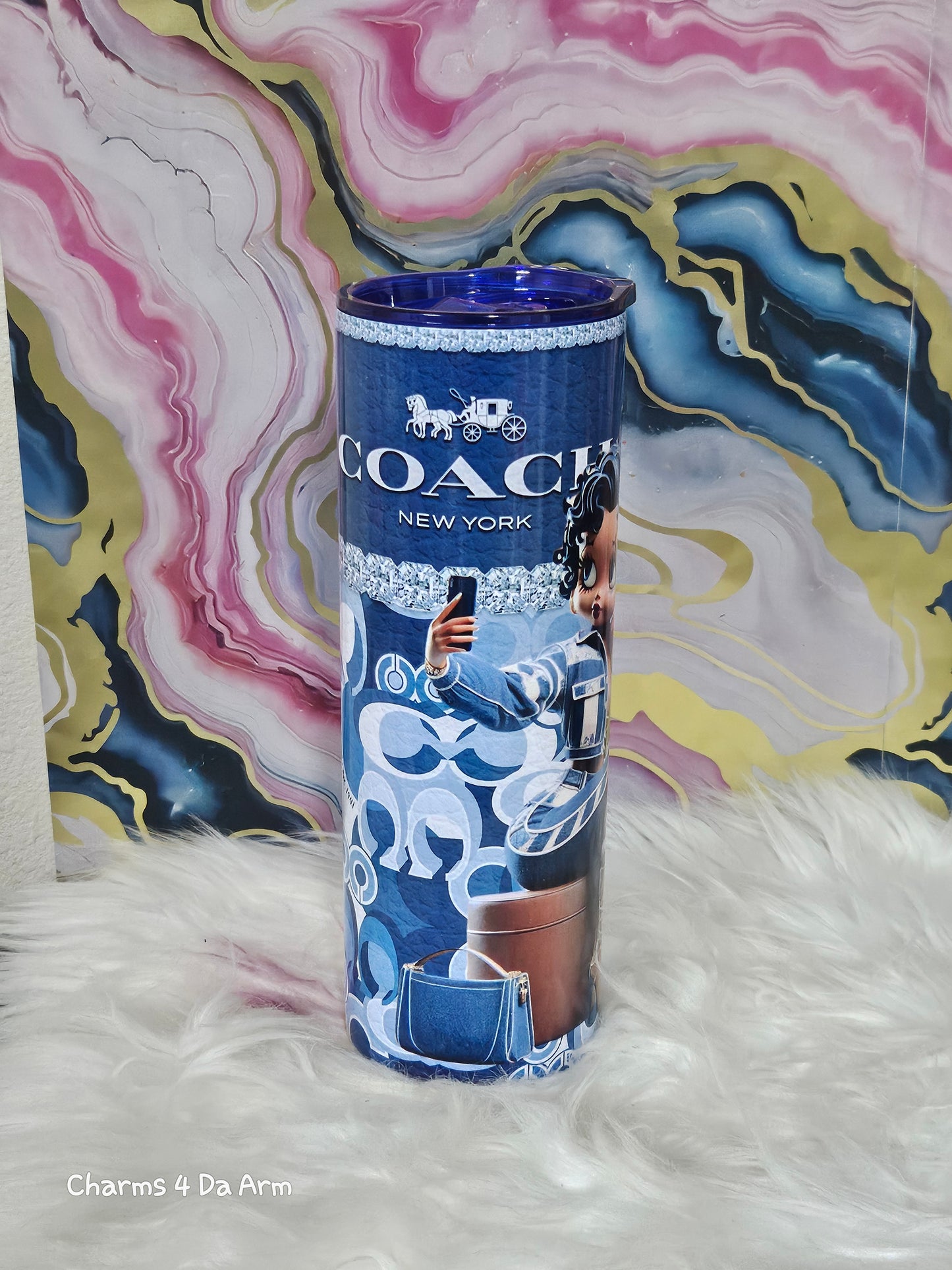 Coach Inspired Tumbler
