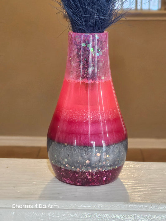 Pinks And Grey Vase